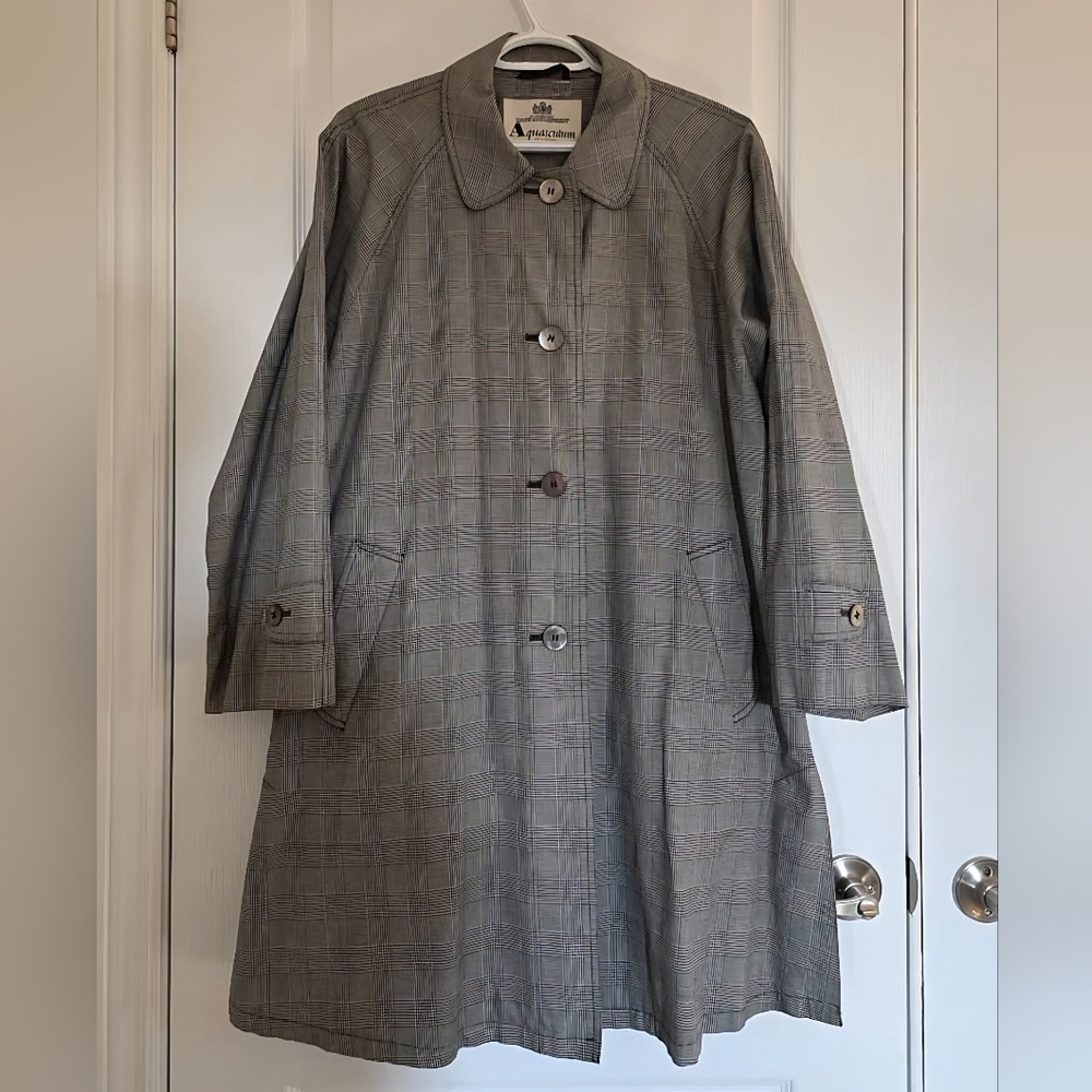 Aquascutum Vintage Plaid Coat